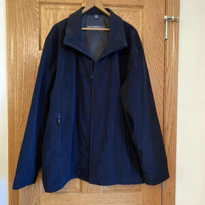 Perry Ellis Men's Black Full Zip Jacket - Size L- Waterproof